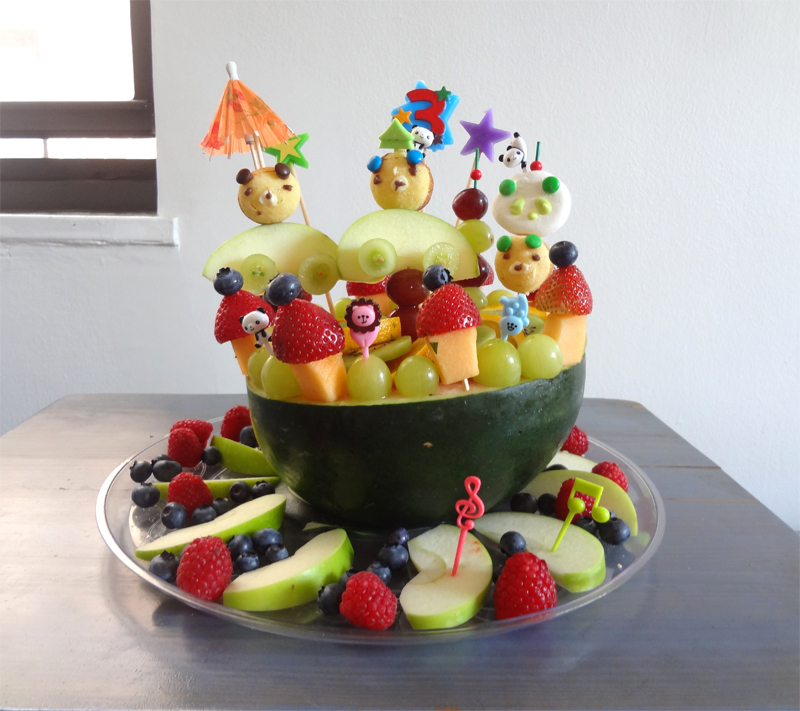 Fruit Birthday Cake