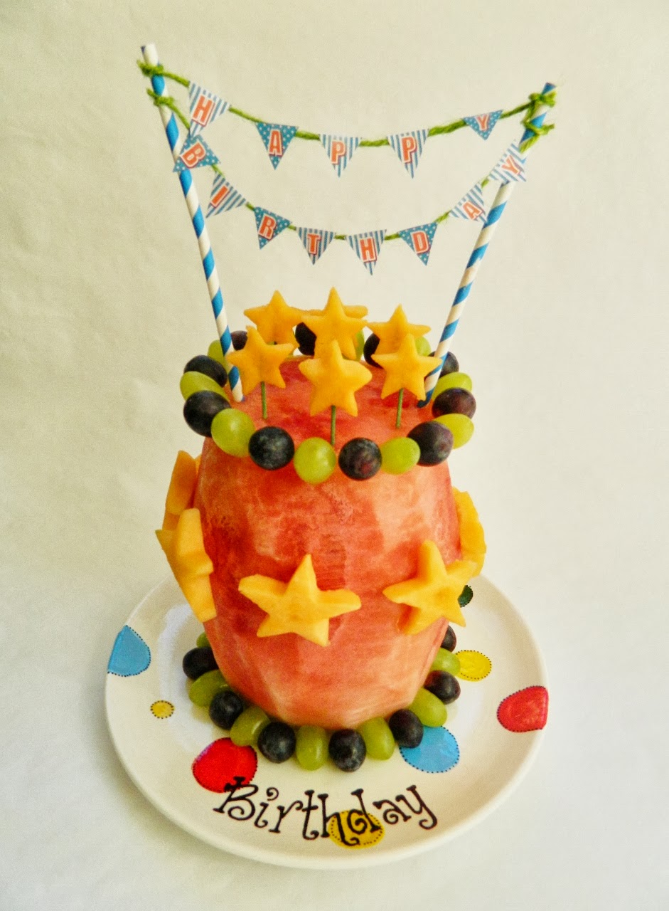 Fruit Birthday Cake