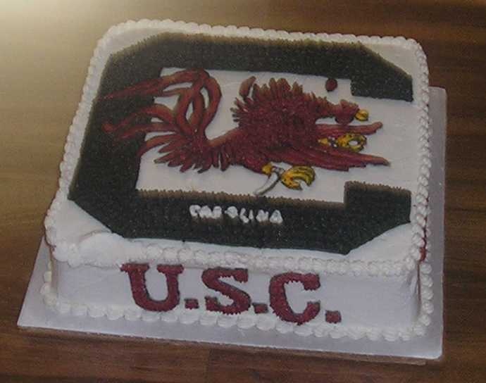 Gamecock Birthday Cake