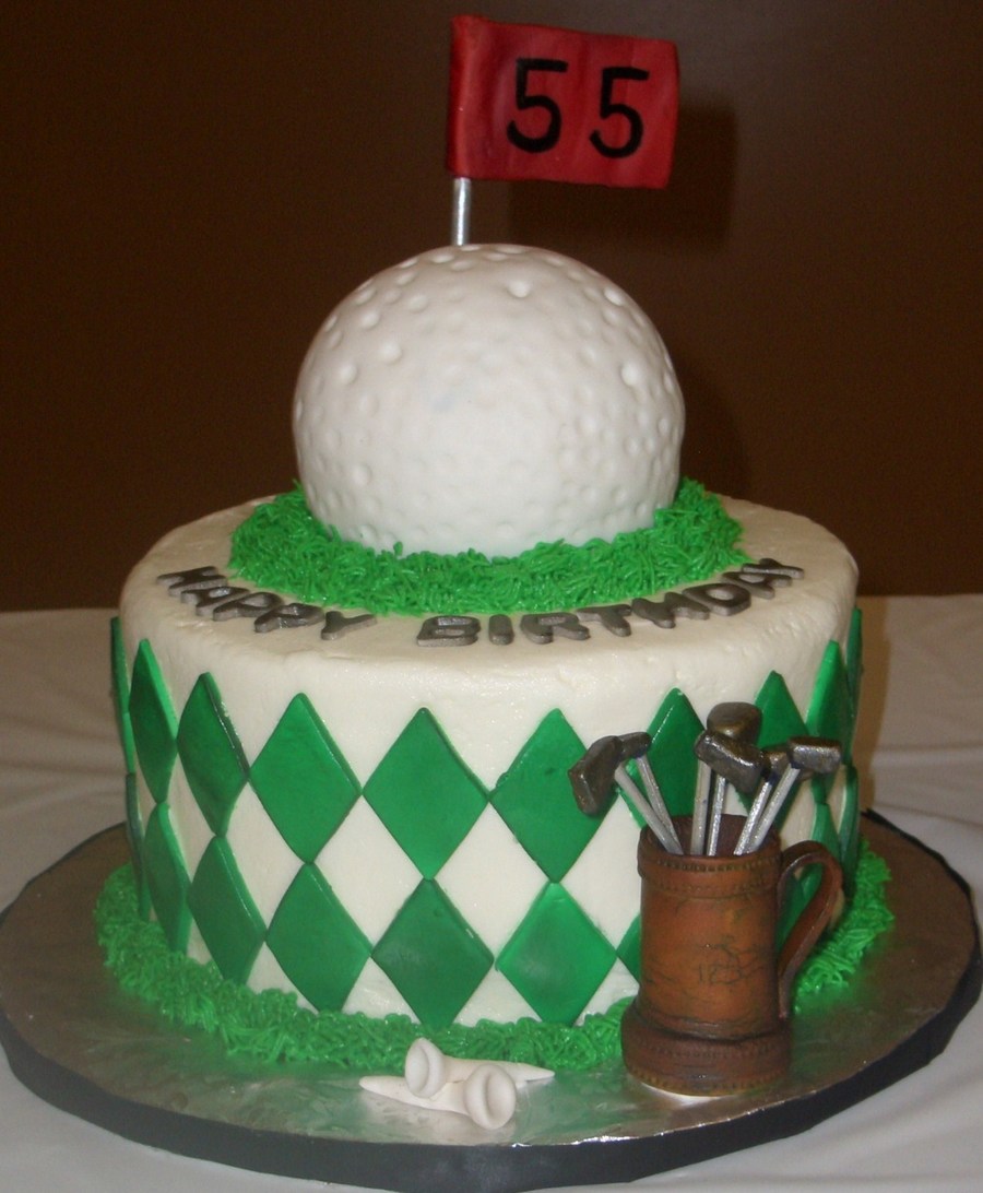 Golf Birthday Cake