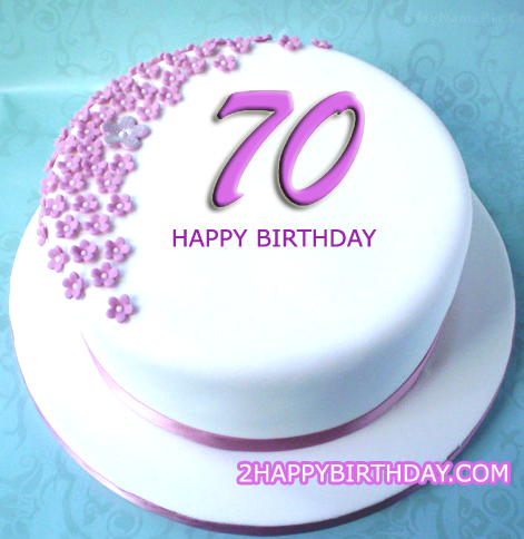 Happy 70th Birthday Cake