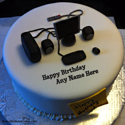 Happy Birthday Cake with Name