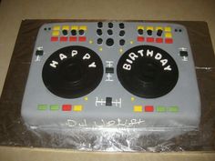 Happy Birthday DJ Cake