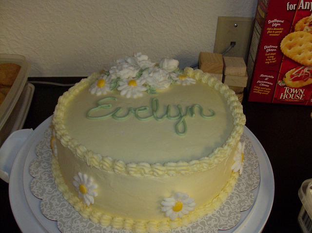 Happy Birthday Evelyn Cake