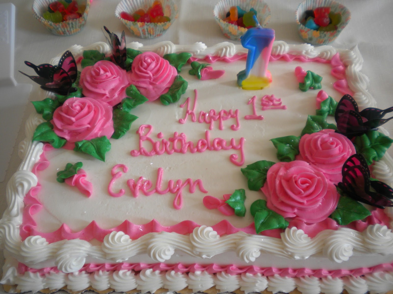 Happy Birthday Evelyn Cake