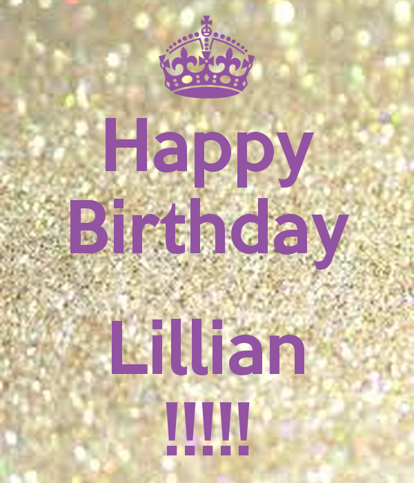 Happy Birthday Lillian