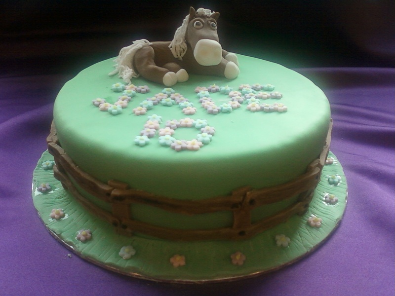 Horse Birthday Cake