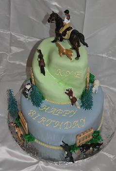 Horse Themed Birthday Cake