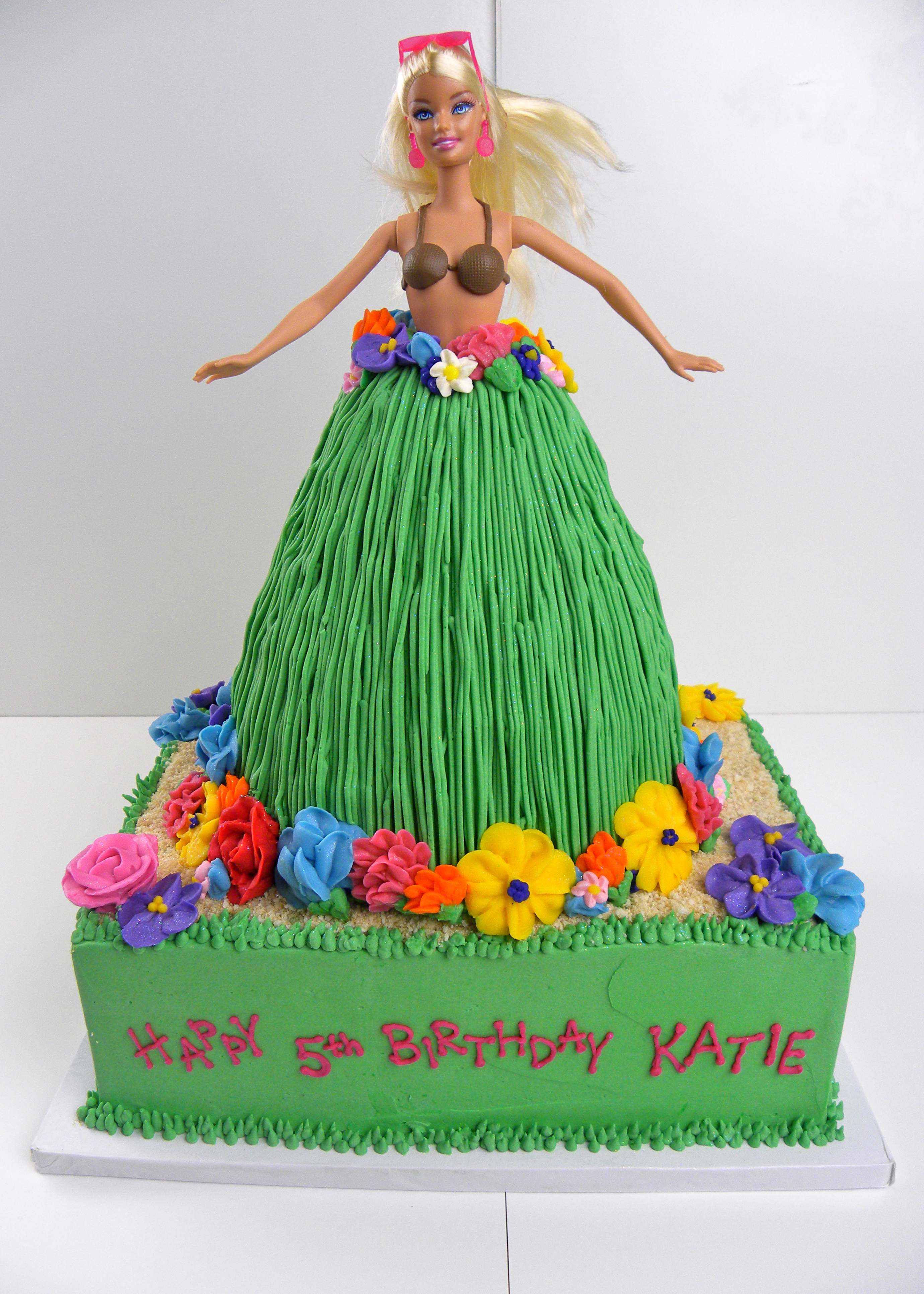 Hula Barbie Cake