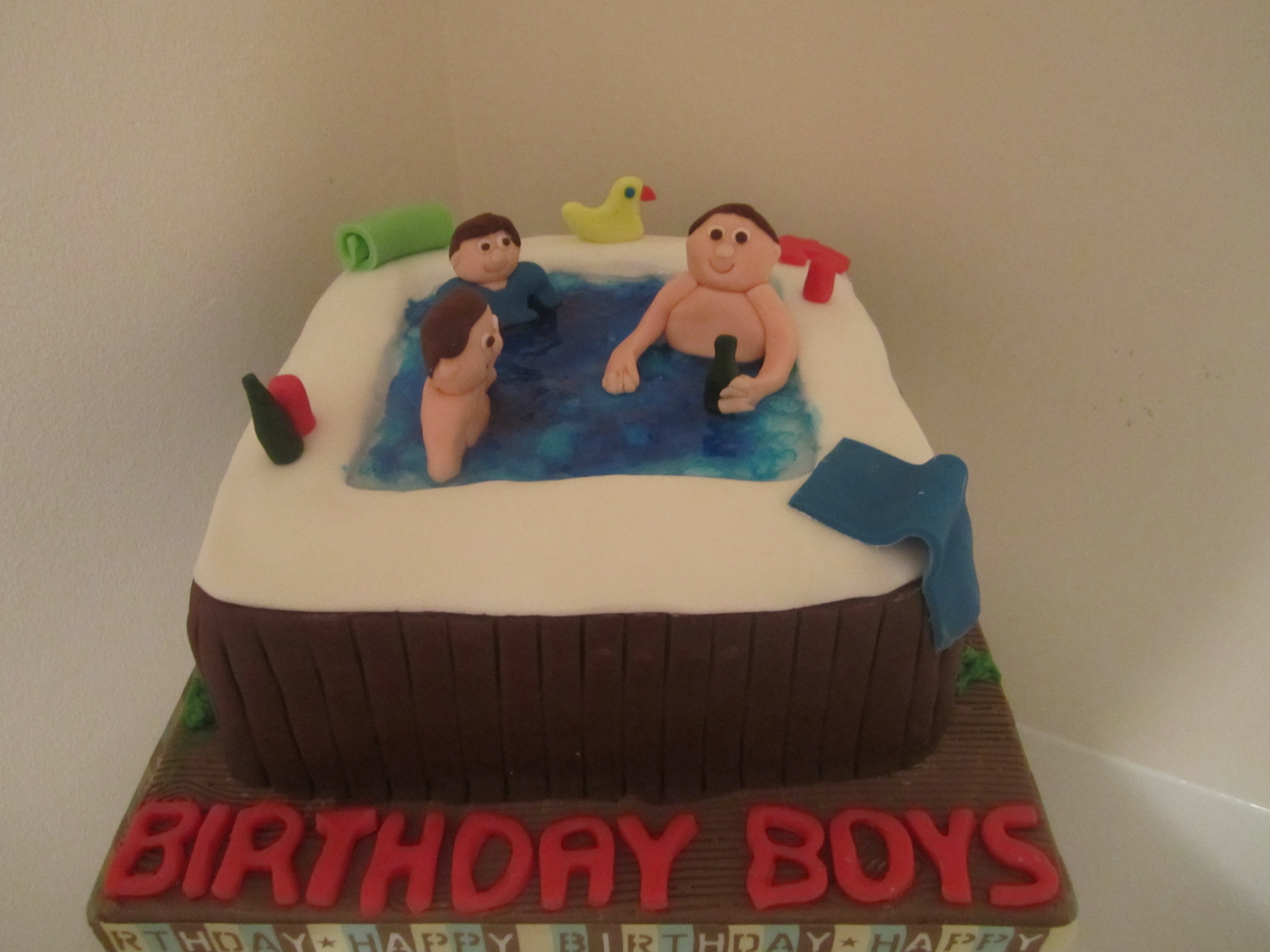 Jacuzzi Birthday Cake