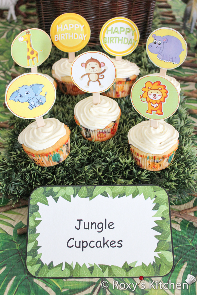 Jungle Themed Birthday Party Decorations Printables