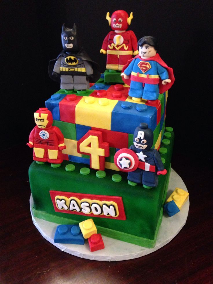 13 Photos of Superhero Birthday Cakes 25