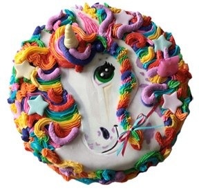 Lisa Frank Unicorn Birthday Cake