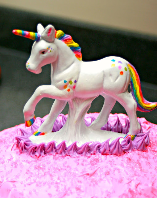 Lisa Frank Unicorn Birthday Cake