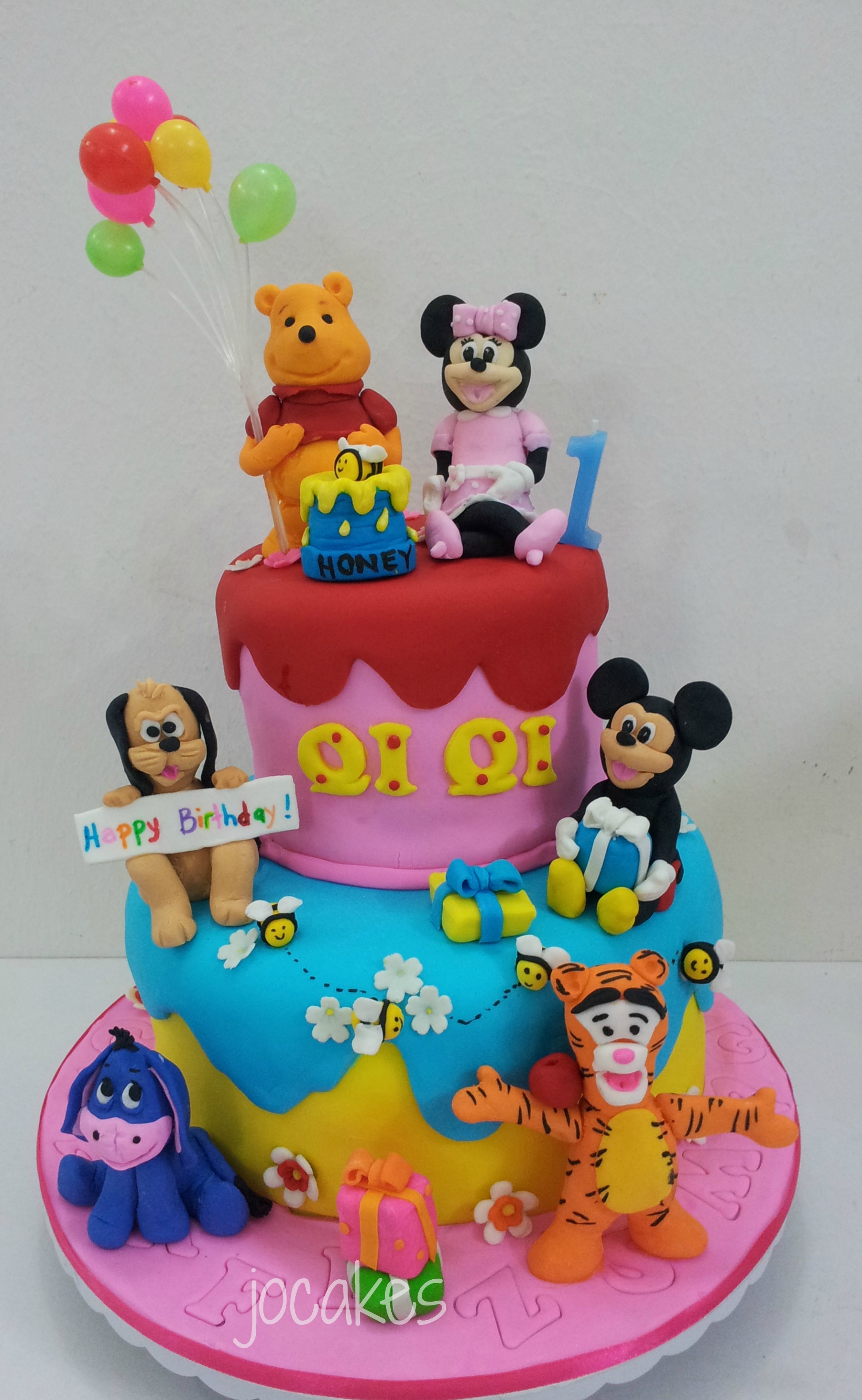 11 Photos of Mickey Mouse Birthday Cakes For 1 Year Olds