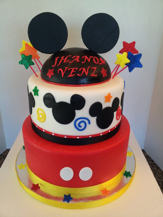 Mickey Mouse 1st Birthday Cake