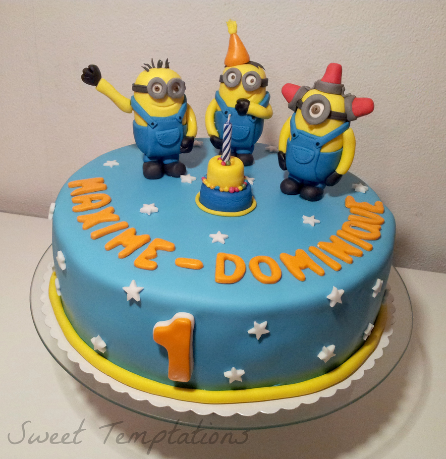 Minion Birthday Cake