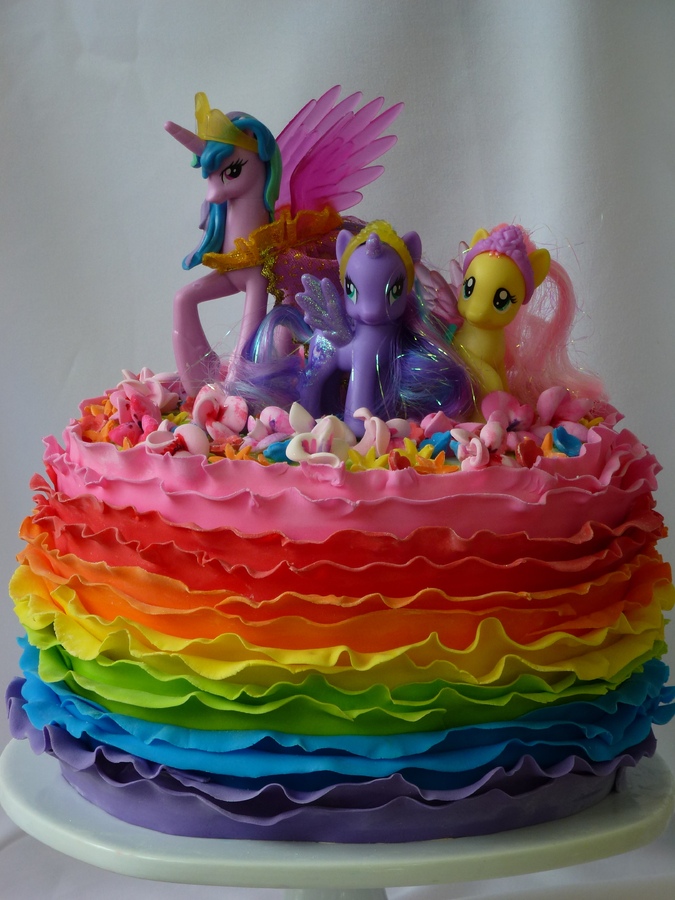 My Little Pony Rainbow Cake