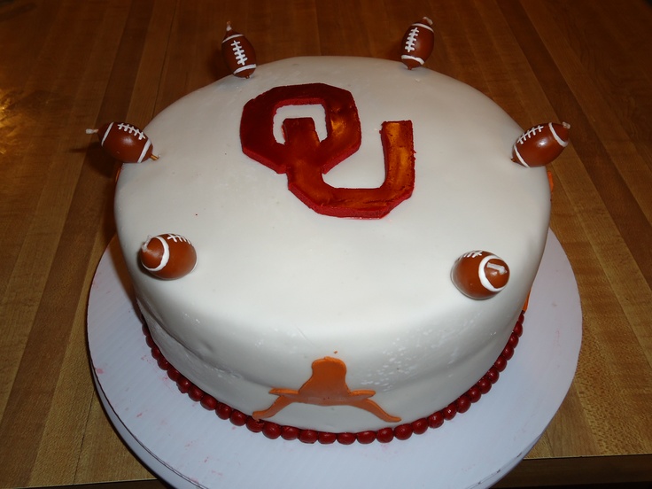 Oklahoma Sooners Birthday Cake