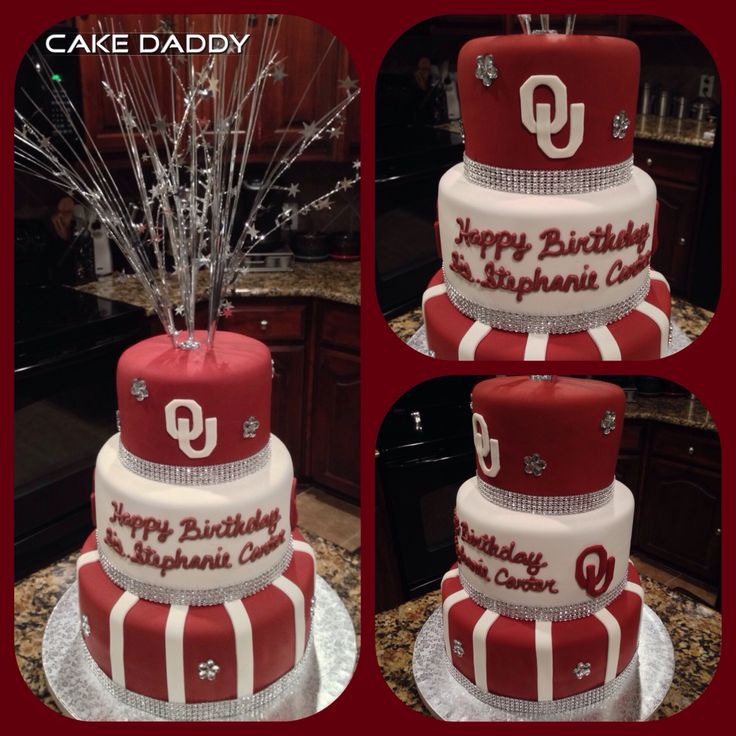 Oklahoma Sooners Birthday Cake