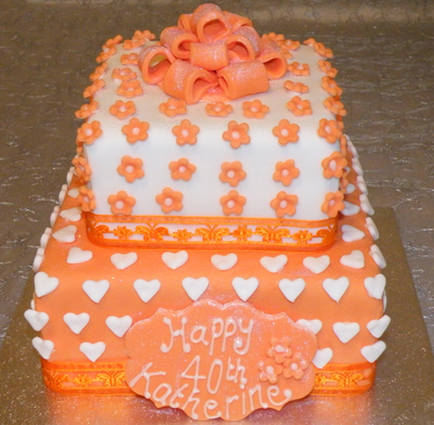 Orange Birthday Cake