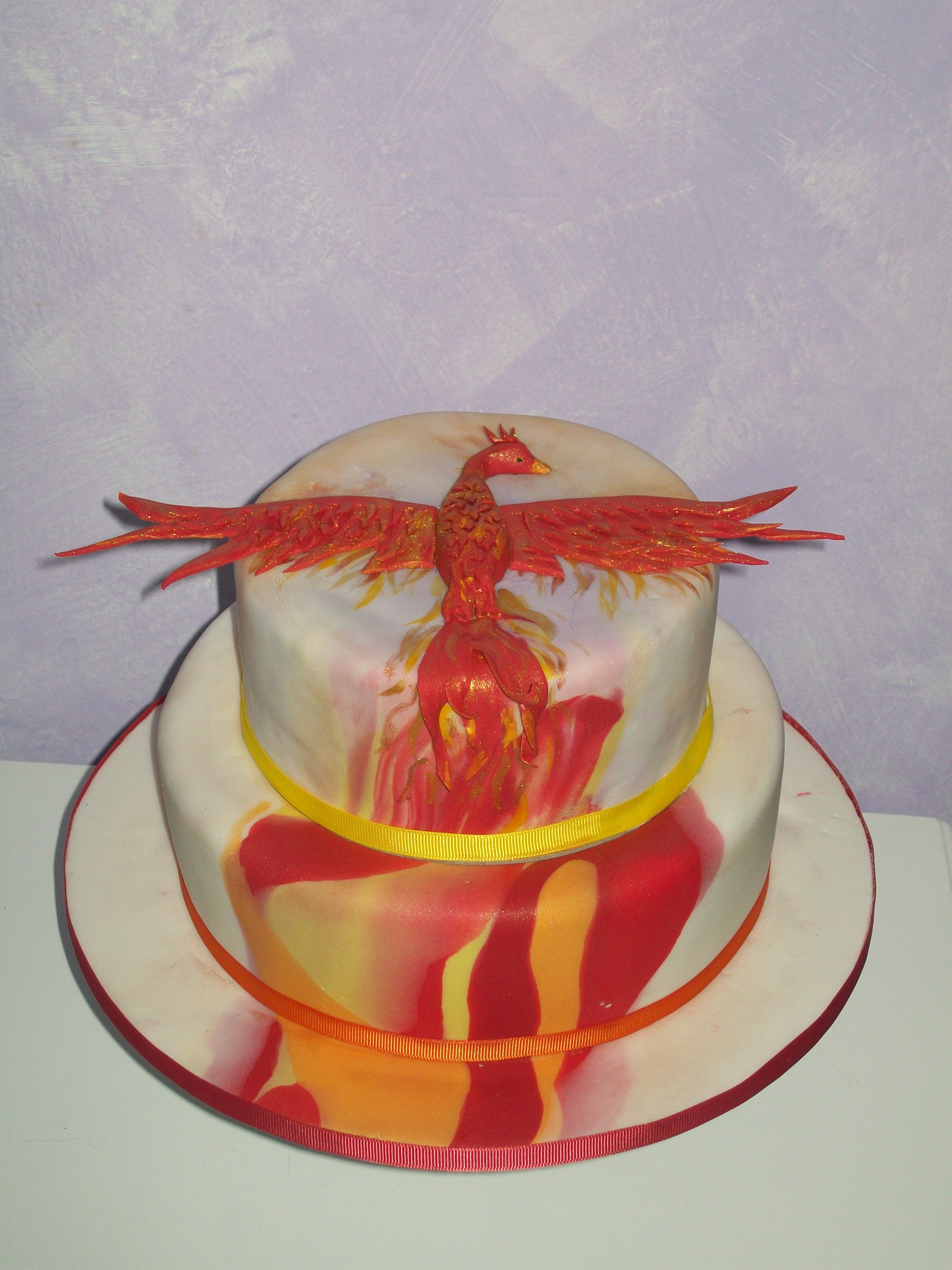 Phoenix Birthday Cake