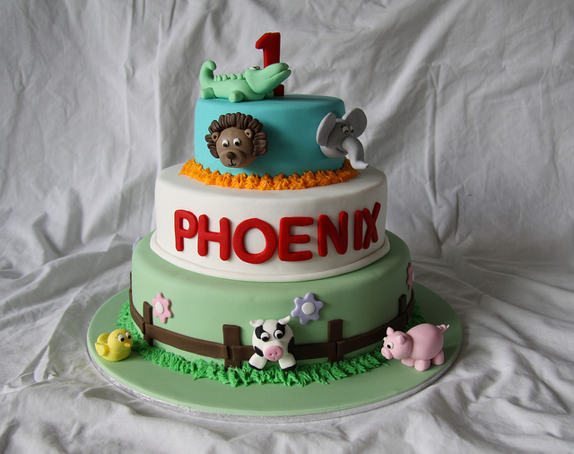 Phoenix Birthday Cake