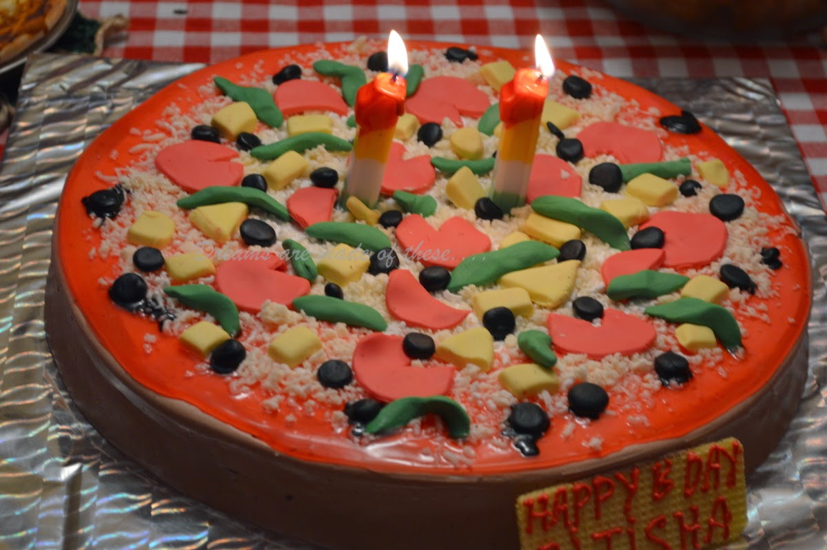 Pizza Birthday Cake Ideas