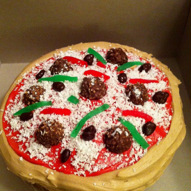 Pizza Birthday Cake