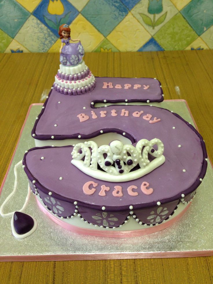 Princess Sofia Birthday Cake