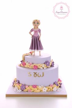 Rapunzel Birthday Cake