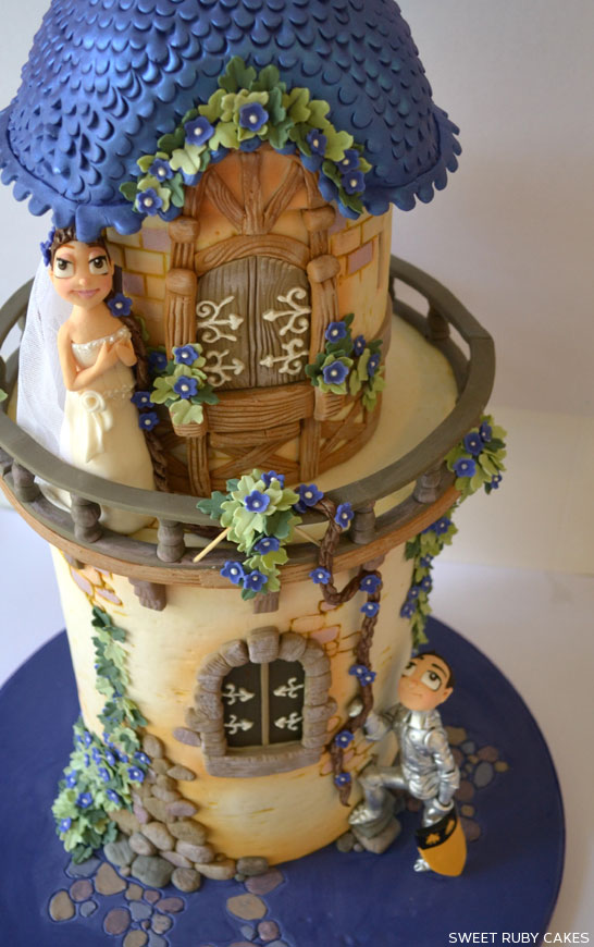 Rapunzel Birthday Cake