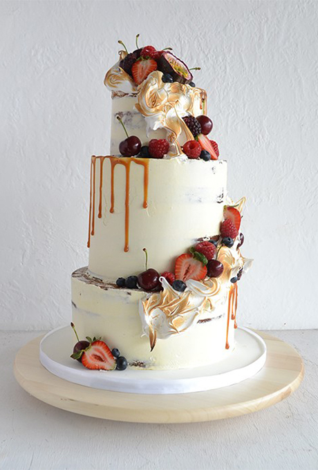 Rustic Fall Wedding Cake