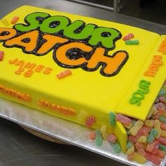 Sour Patch Kids Cake