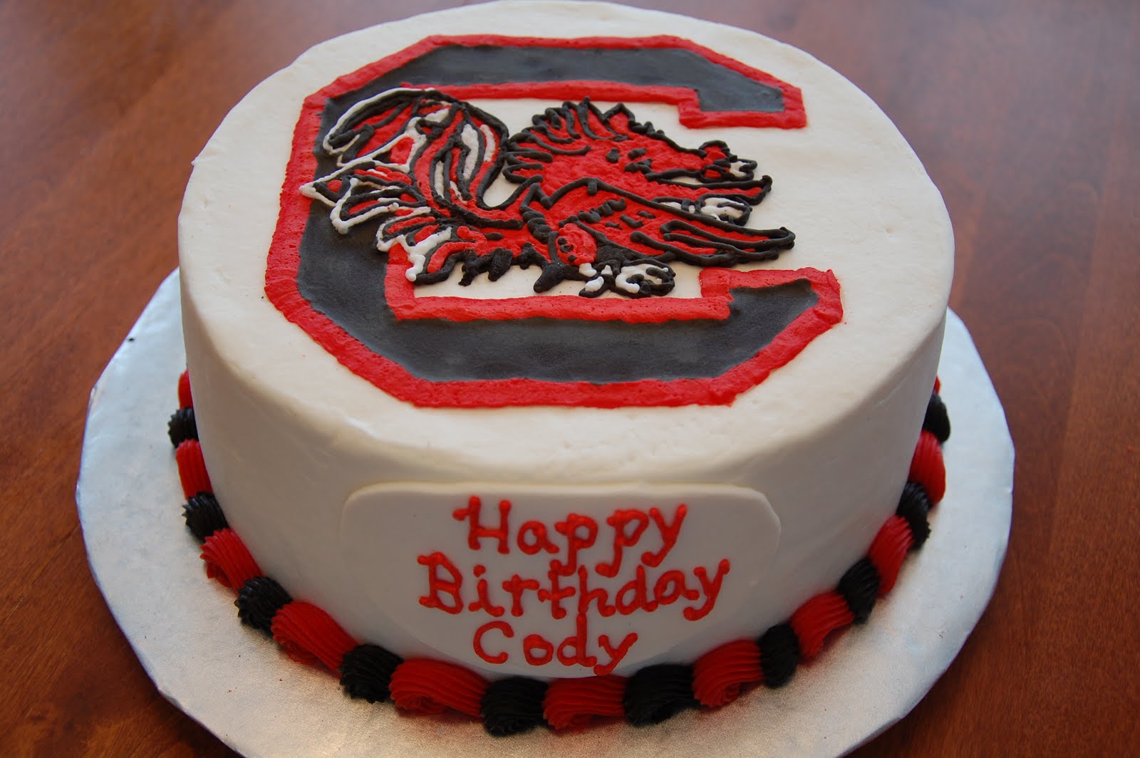 South Carolina Gamecocks Birthday Cake