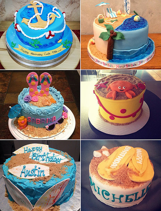 Summer Themed Birthday Cake