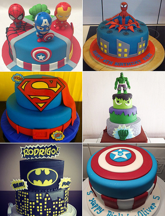 Superhero Birthday Cake Idea