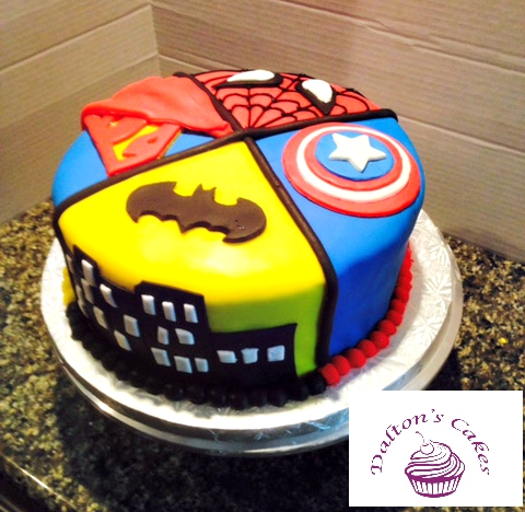 Superhero Birthday Cake Idea