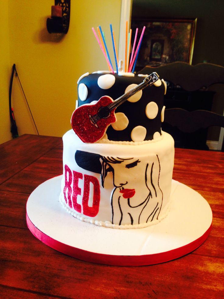 8 Photos of Red Taylor Swift Birthday Cakes