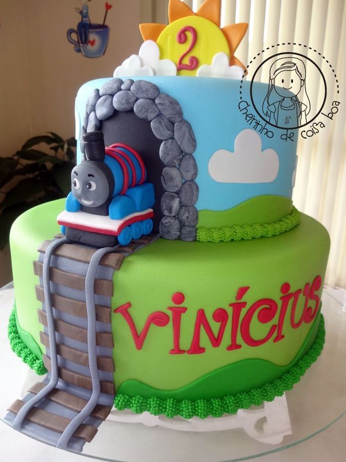 Thomas Tank Engine Birthday Cake