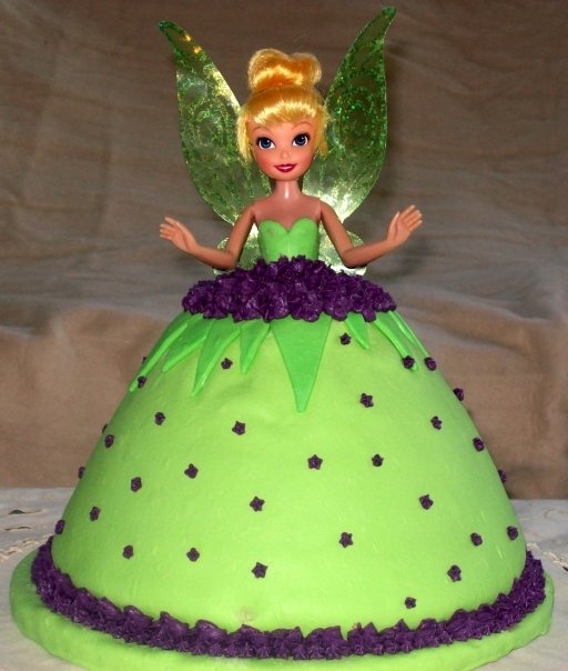 Tinkerbell Doll Birthday Cake