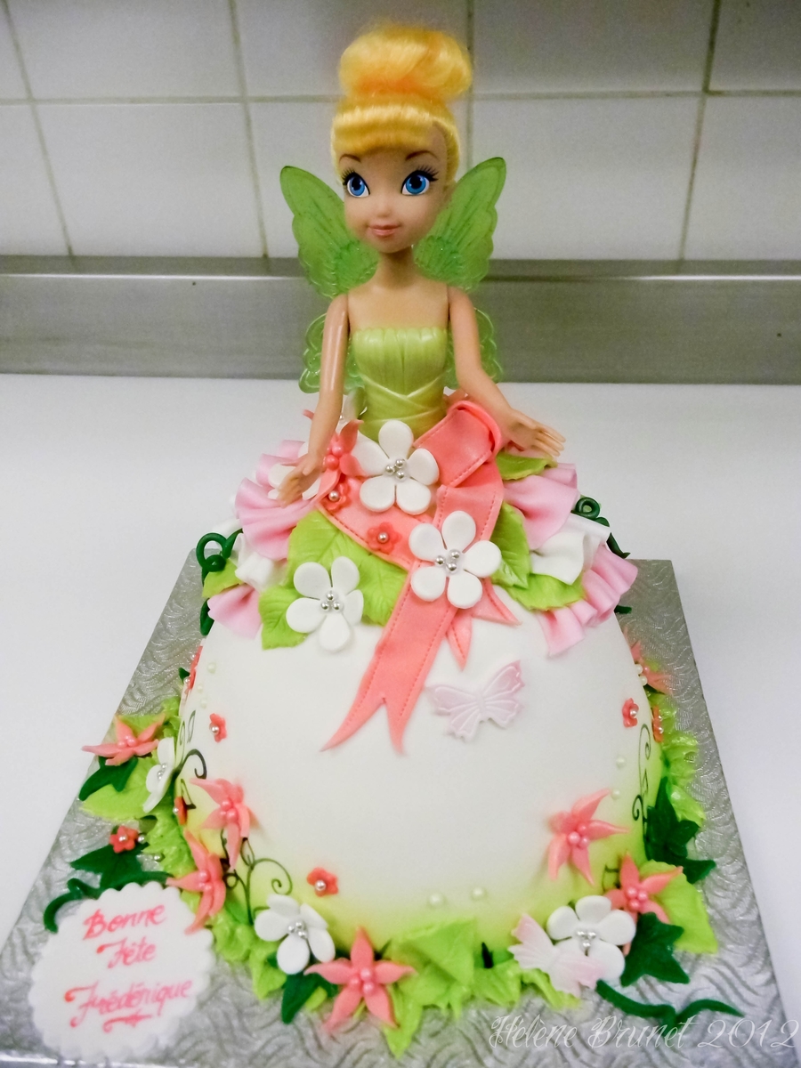 Tinkerbell Doll Cake