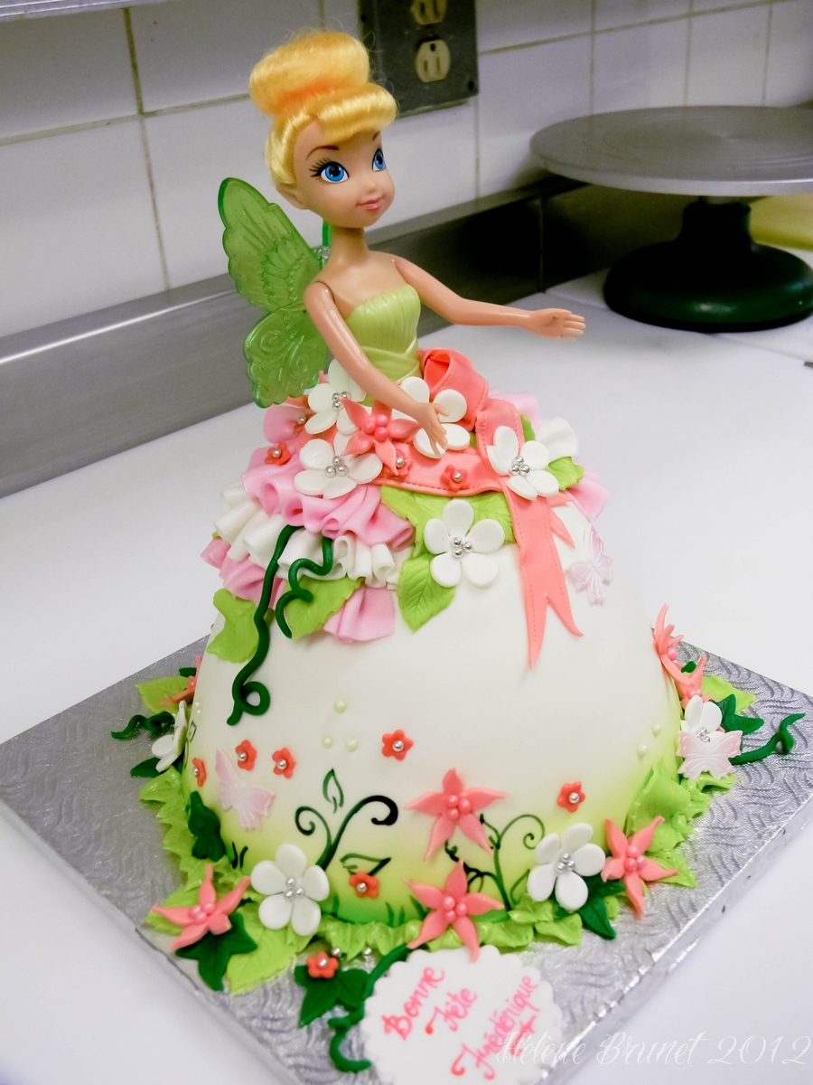 Tinkerbell Doll Cake