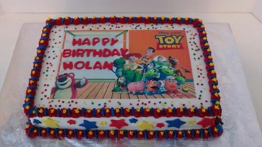 Toy Story Sheet Cake