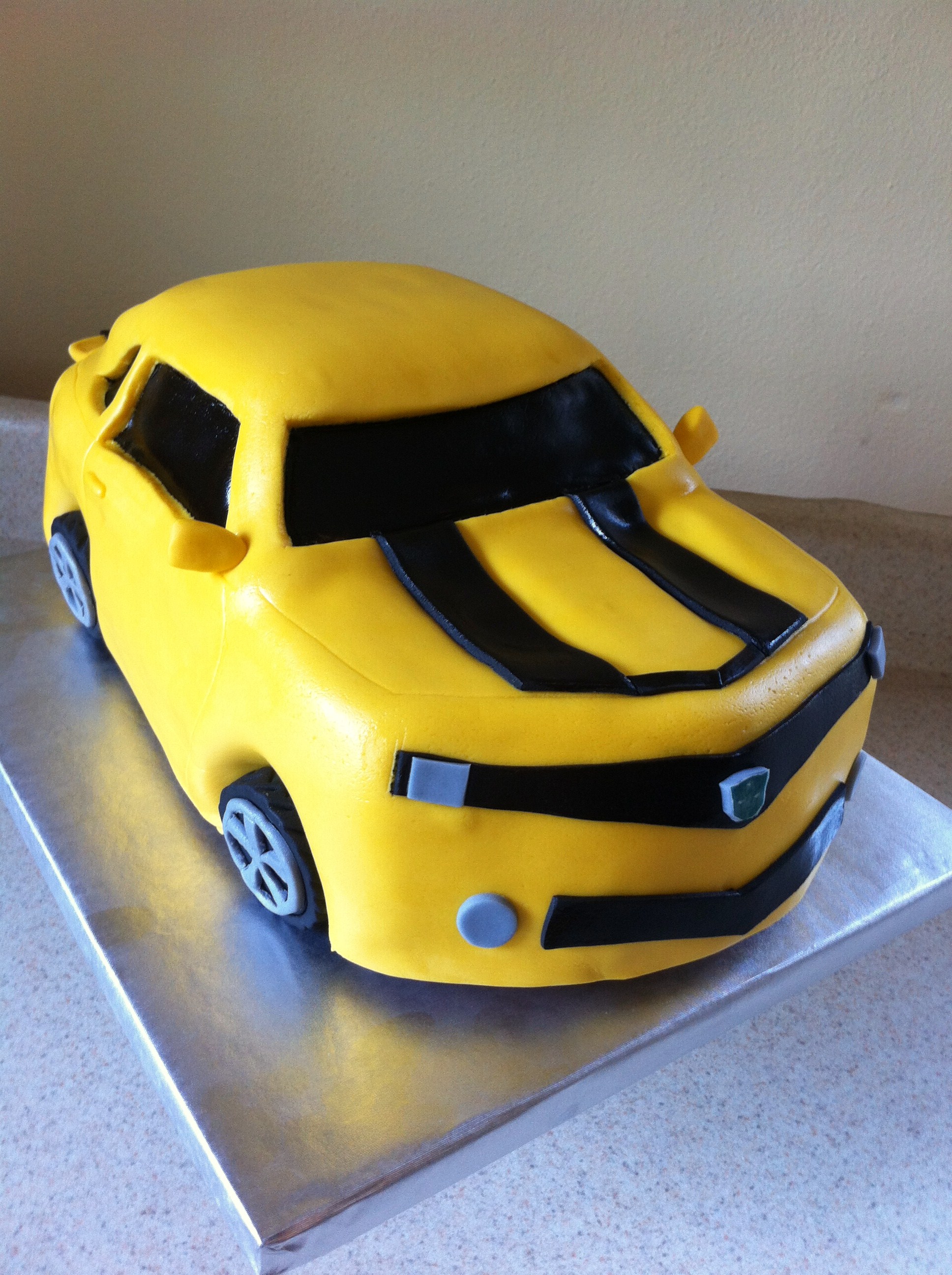 Transformers Bumblebee Camaro Cake