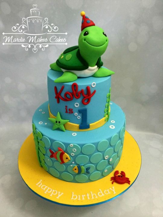 Turtle Birthday Cake Ideas