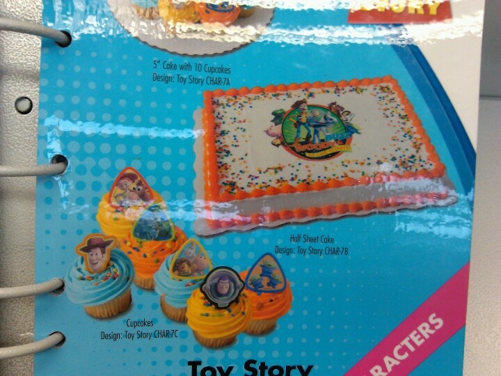 Walmart Toy Story Sheet Cake