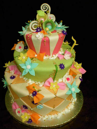 Whimsical Birthday Cake