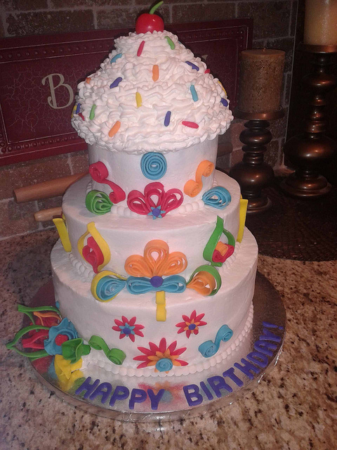 Whimsical Birthday Cake