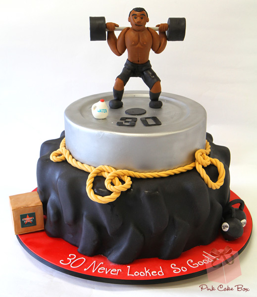 Workout Themed Birthday Cake